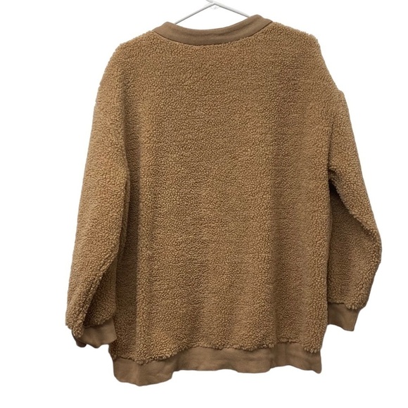 Aaron & Amber Sherpa Cardigan Jacket Size Large - Picture 2 of 6